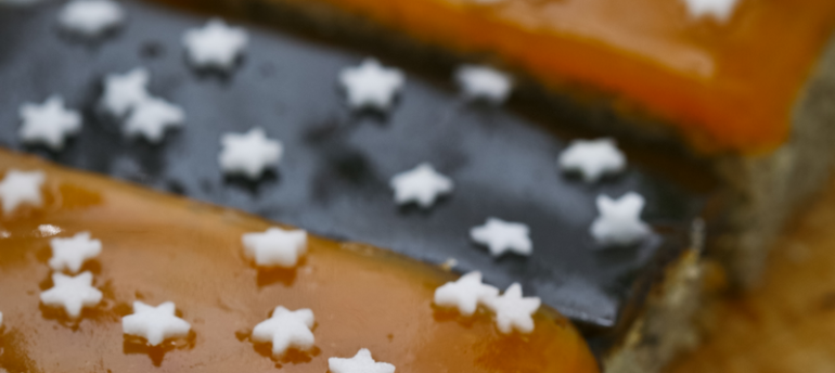 Špaldovo-makový koláč slivkový/marhuľový