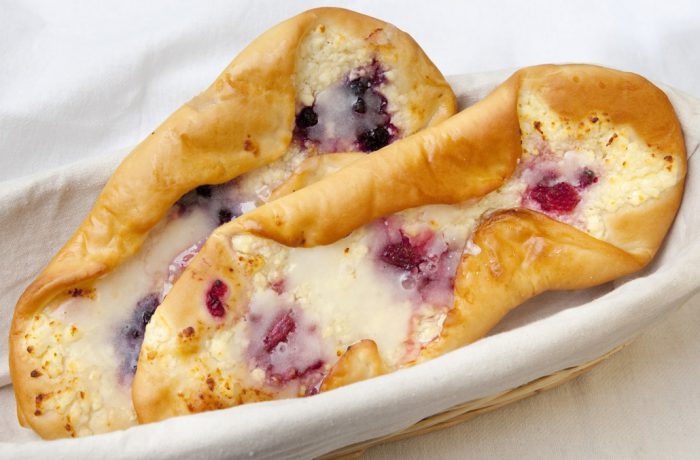 Kapsa tvarohová s ovocím